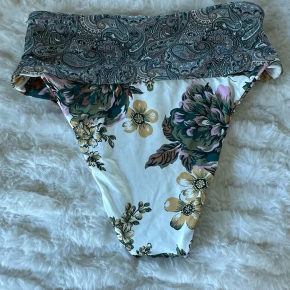 Maaji Floral Bikini with Pink and Green Accents - Picture 8 of 8